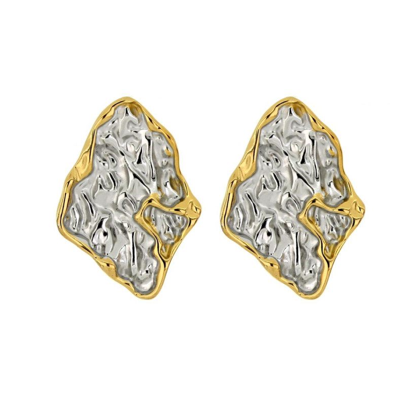 ORECCHINI CIRCE IN ACCIAIO MM 39x27