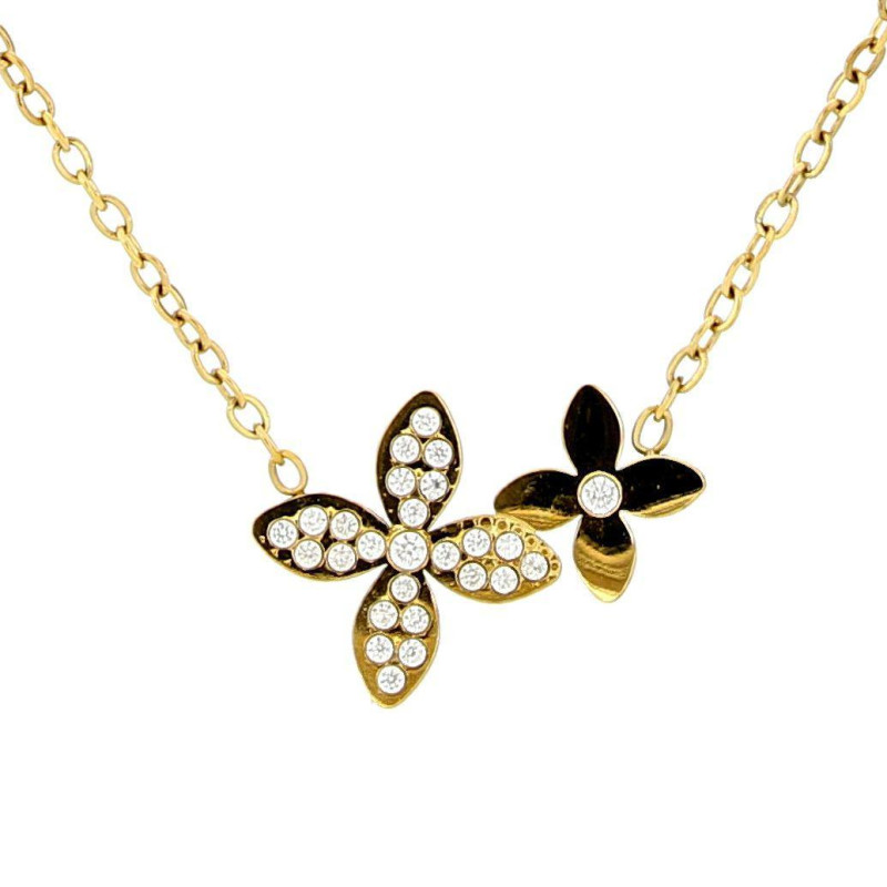 COLLANA CM 40+5 CALLIOPE IN ACCIAIO MM 12