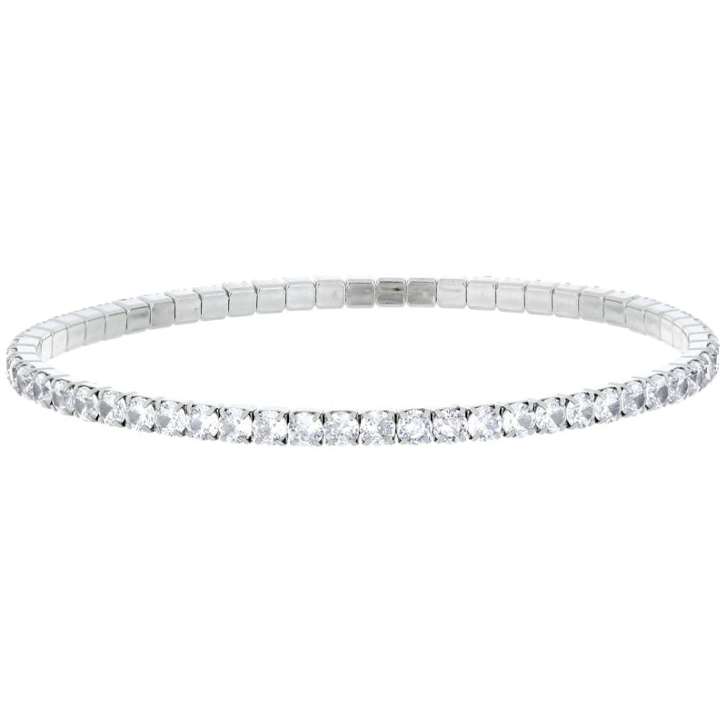 BRACCIALE TENNIS A MOLLA MM 3 IN ACCIAIO