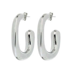 ORECCHINI CIRCE IN ACCIAIO MM 37