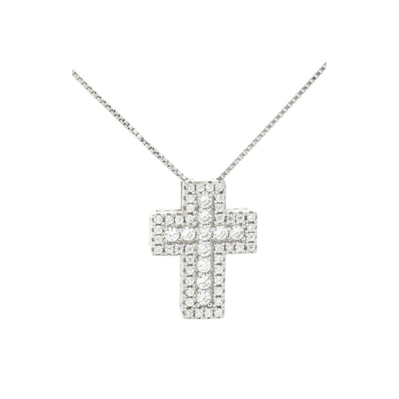 PENDENTE CROCE IN ARGENTO 925