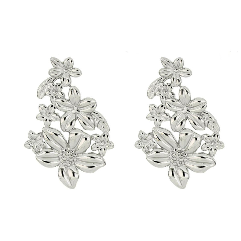 ORECCHINI CIRCE IN ACCIAIO MM 40X28