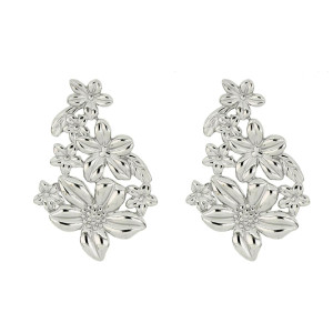 ORECCHINI CIRCE IN ACCIAIO MM 40X28