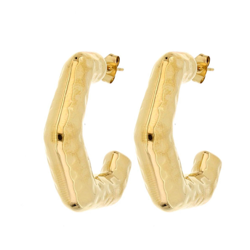 ORECCHINI CIRCE IN ACCIAIO MM 35