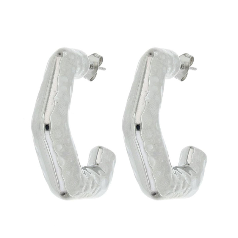 ORECCHINI CIRCE IN ACCIAIO MM 35