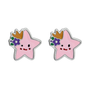 ORECCHINI BABY STELLA MM 10 IN ACCIAIO