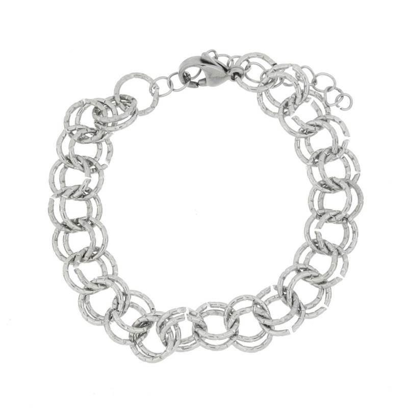 BRACCIALE "CLIO" CM 17+3 IN ACCIAIO