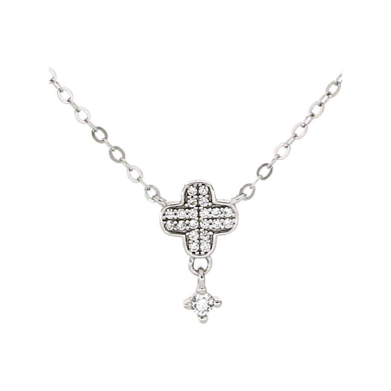 PENDENTE PAVE' IN ARGENTO 925