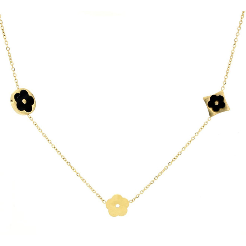 COLLANA CM 90+5 CALLIOPE IN ACCIAIO MM 14