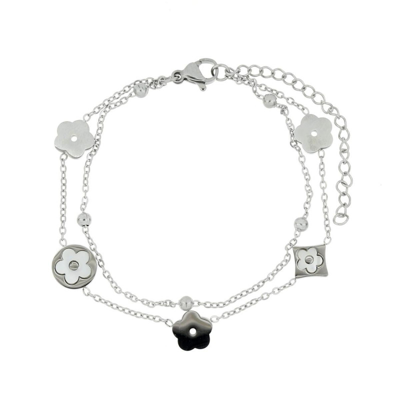 BRACCIALE CM 16+5 CALLIOPE IN ACCIAIO MM 9