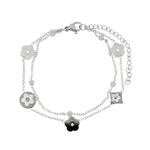 BRACCIALE CM 16+5 CALLIOPE IN ACCIAIO MM 9