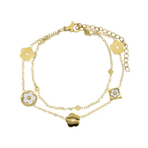 BRACCIALE CM 16+5 CALLIOPE IN ACCIAIO MM 9