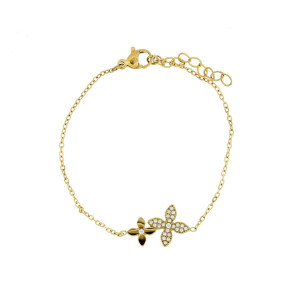 BRACCIALE CM 16+3 CALLIOPE IN ACCIAIO MM 12