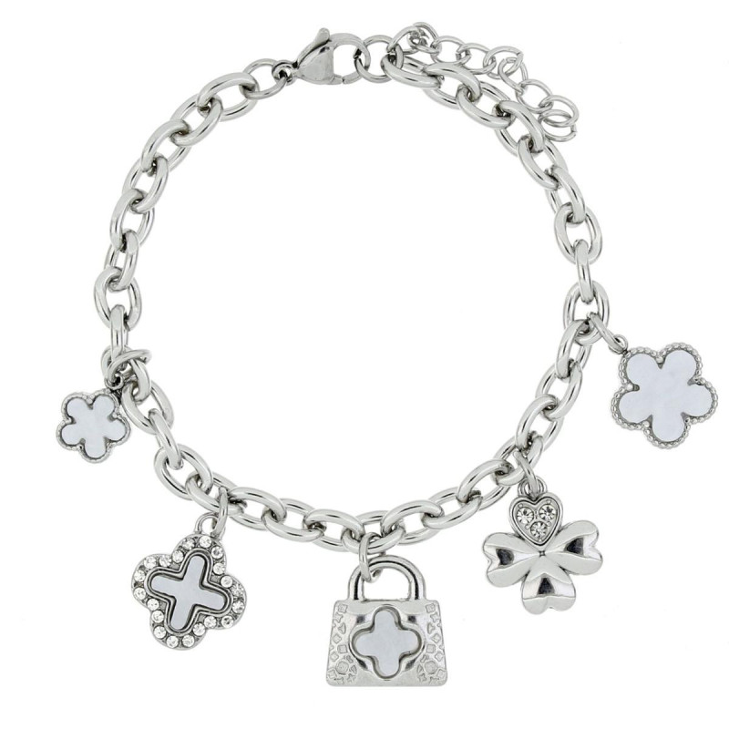 BRACCIALE CM 17+3 CALLIOPE IN ACCIAIO