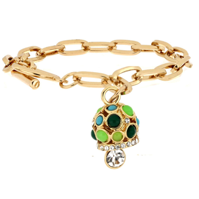 BRACCIALE BELLS CM 16 IN OTTONE MM 13X14