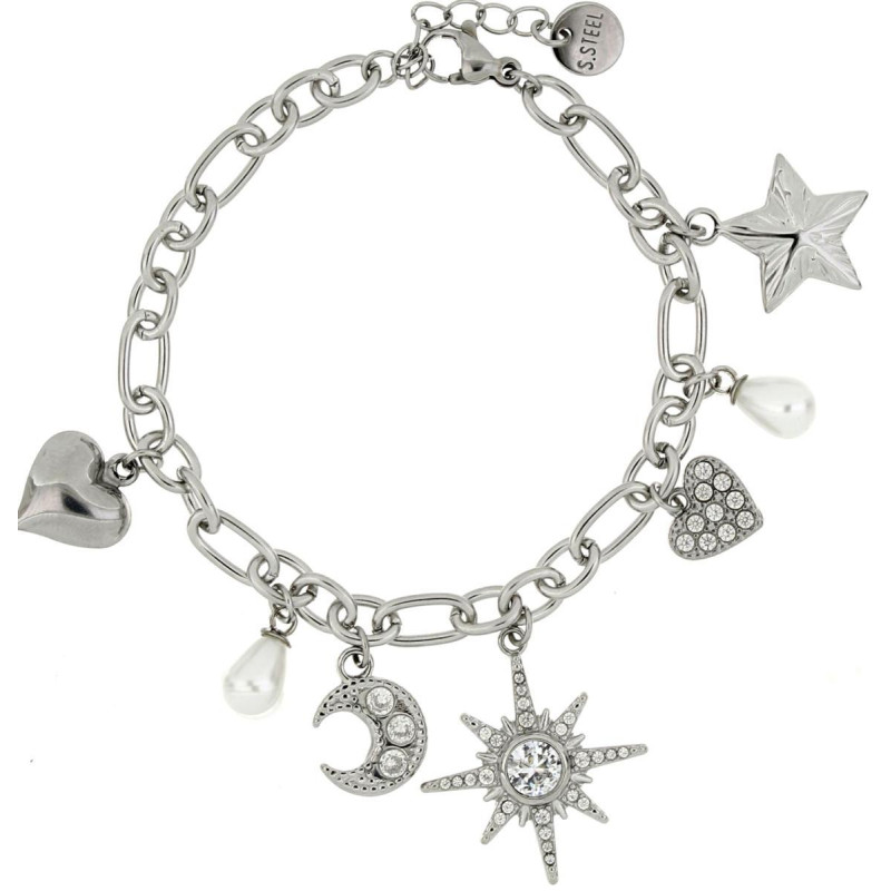 BRACCIALE ANEMOS CM 17+3 IN ACCIAIO MM 8