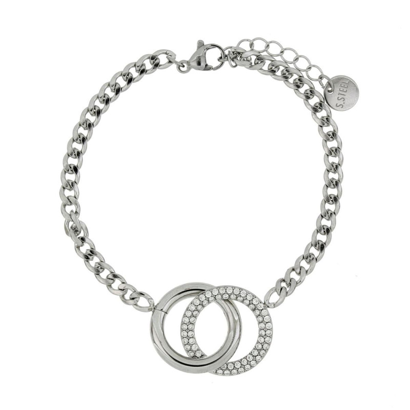 BRACCIALE ANEMOS CM 17+4 IN ACCIAIO MM 18
