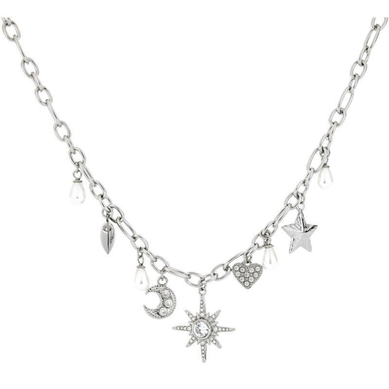 COLLANA ANEMOS IN ACCIAIO CM 40+5