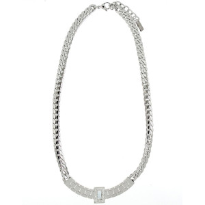 COLLANA CLEOPATRA CM 45+5 IN ACCIAIO MM 12