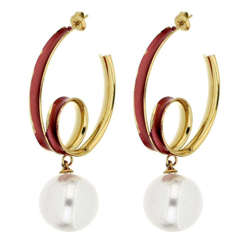 ORECCHINI NEMESI IN ACCIAIO MM 43 P MM 20