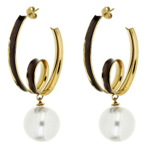 ORECCHINI NEMESI IN ACCIAIO MM 43 P MM 20