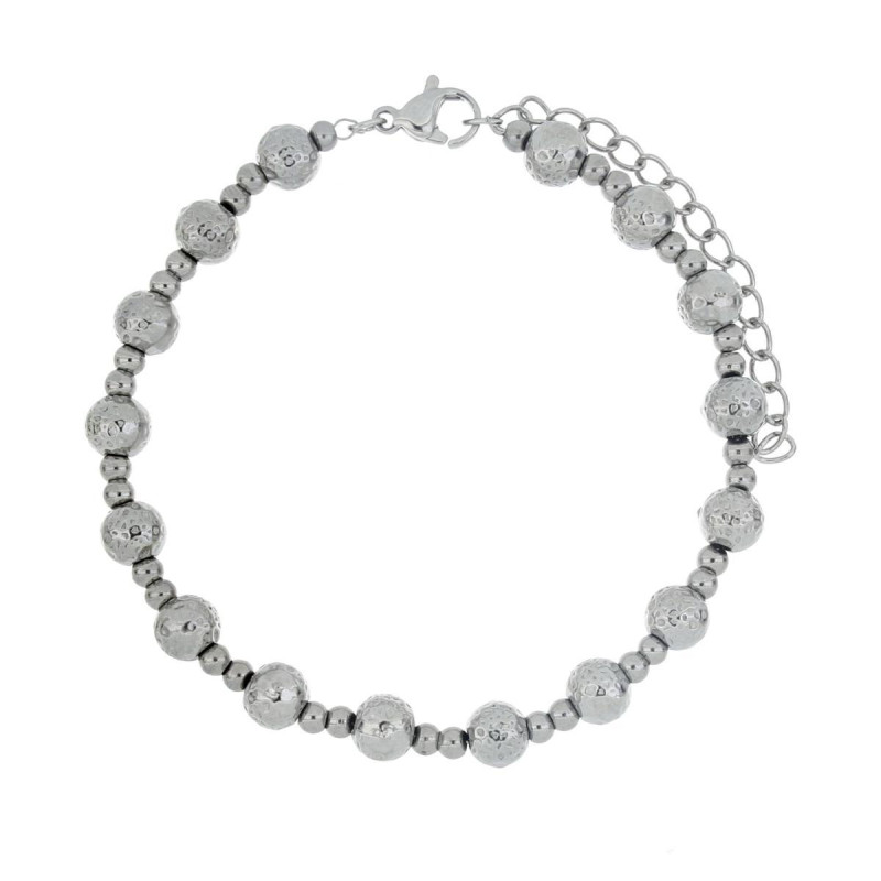BRACCIALE CM 17+4 TYCHE IN ACCIAIO MM 6