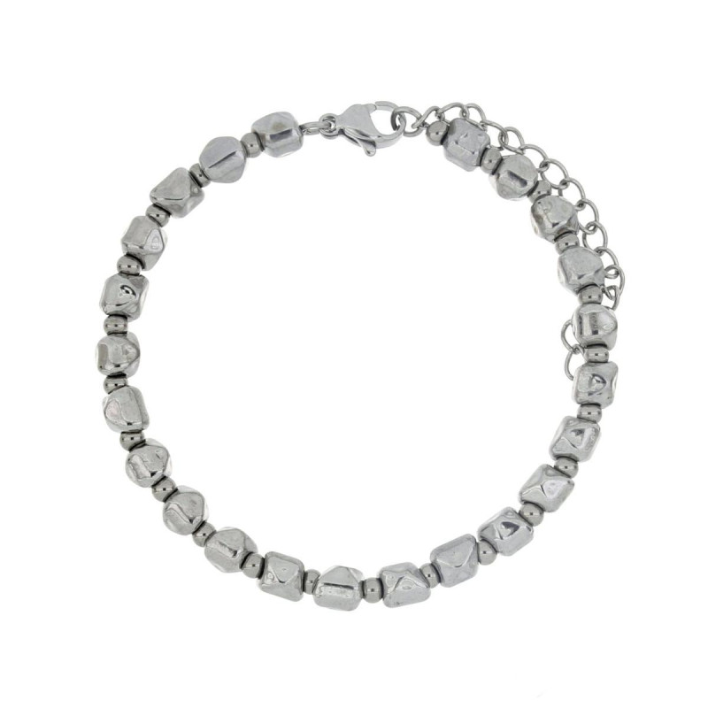 BRACCIALE CM 17+4 TYCHE IN ACCIAIO MM 5