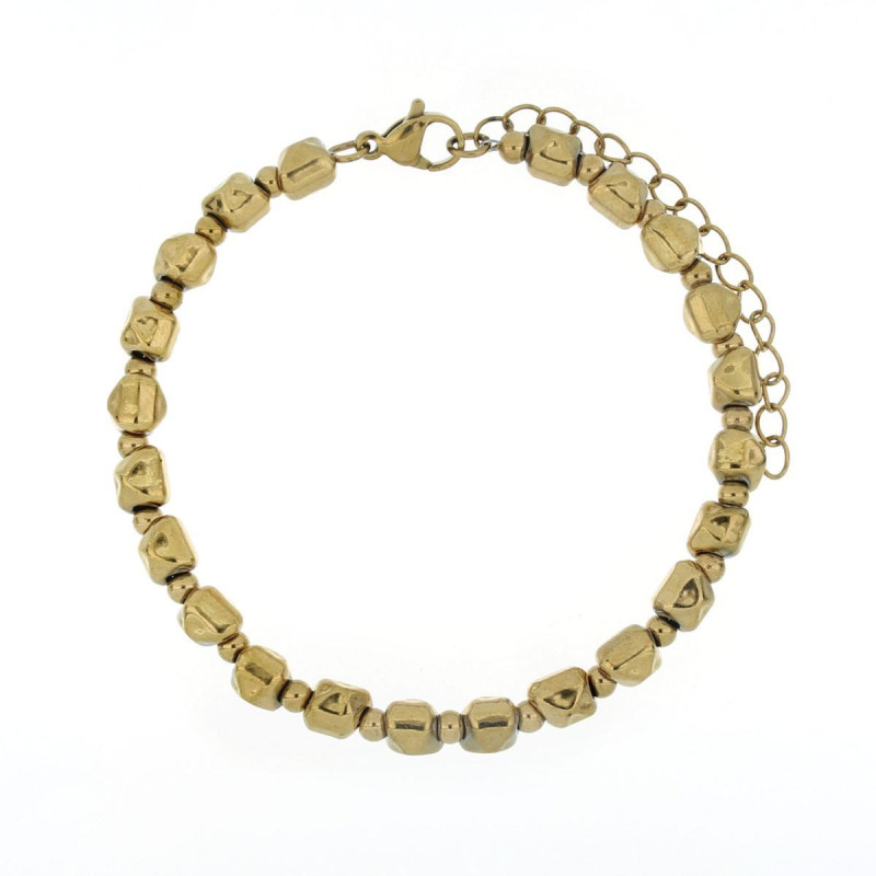 BRACCIALE CM 17+4 TYCHE IN ACCIAIO MM 5