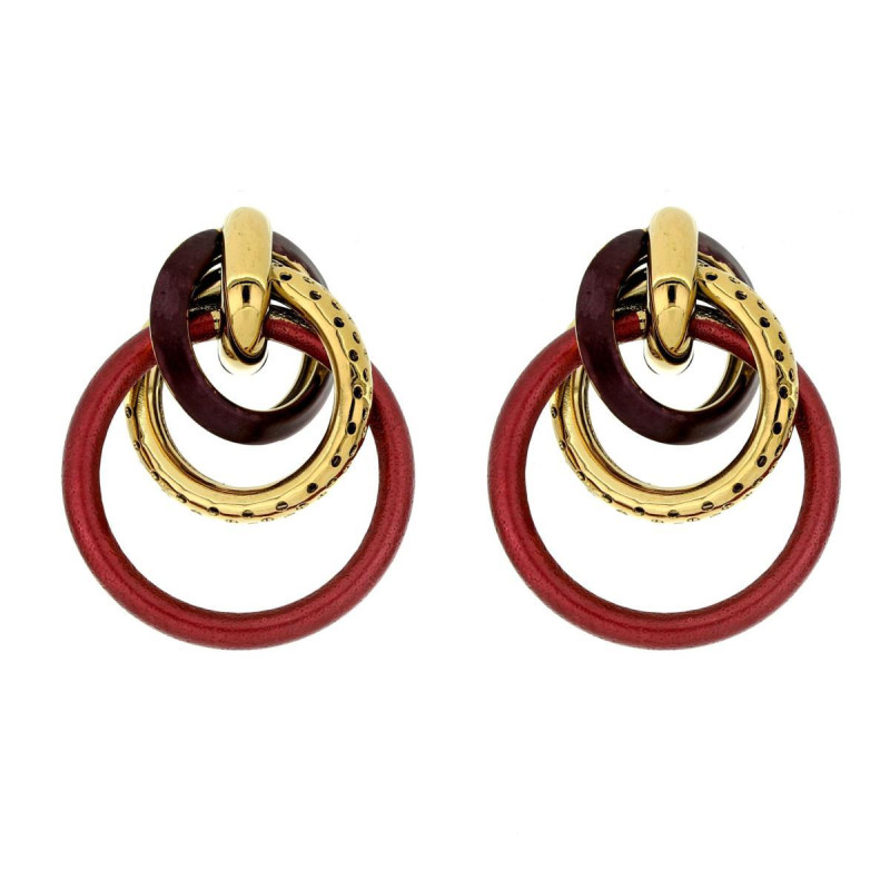 ORECCHINI NEMESI IN ACCIAIO MM 52