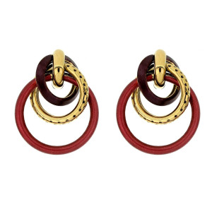 ORECCHINI NEMESI IN ACCIAIO MM 52