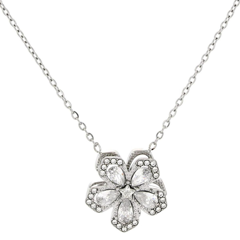 COLLANA VOLVE MM 15 IN ACCIAIO CATENA CM 40+5