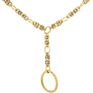 COLLANA CLIO CM 42+5 IN ACCIAIO P CM 11