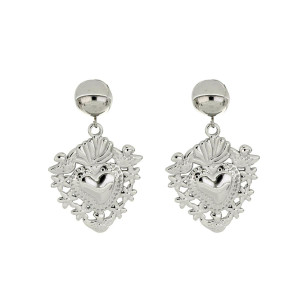 ORECCHINO ERA MM 27X25 IN ACCIAIO