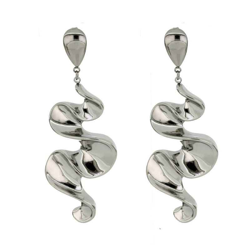 ORECCHINI CIRCE IN ACCIAIO MM 68