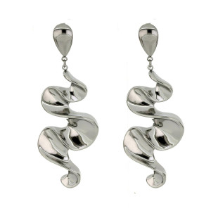 ORECCHINI CIRCE IN ACCIAIO MM 68