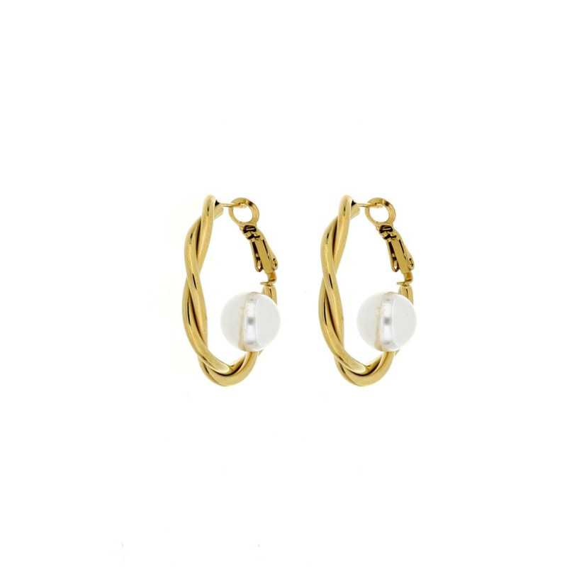 ORECCHINI CIRCE IN ACCIAIO MM 30