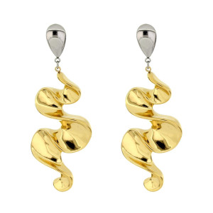 ORECCHINI CIRCE IN ACCIAIO MM 68