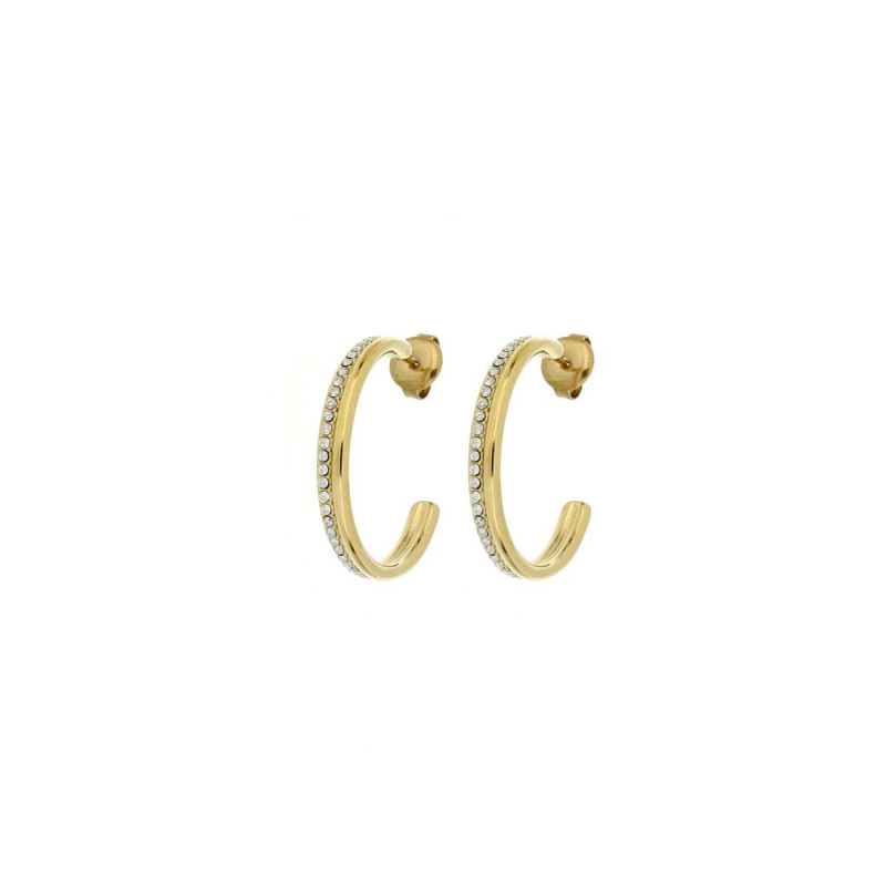 ORECCHINI CIRCE IN ACCIAIO MM 25