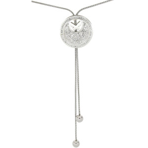 COLLANA IRIDE CON SALISCENDI CM 70 IN ACCIAIO MM 33