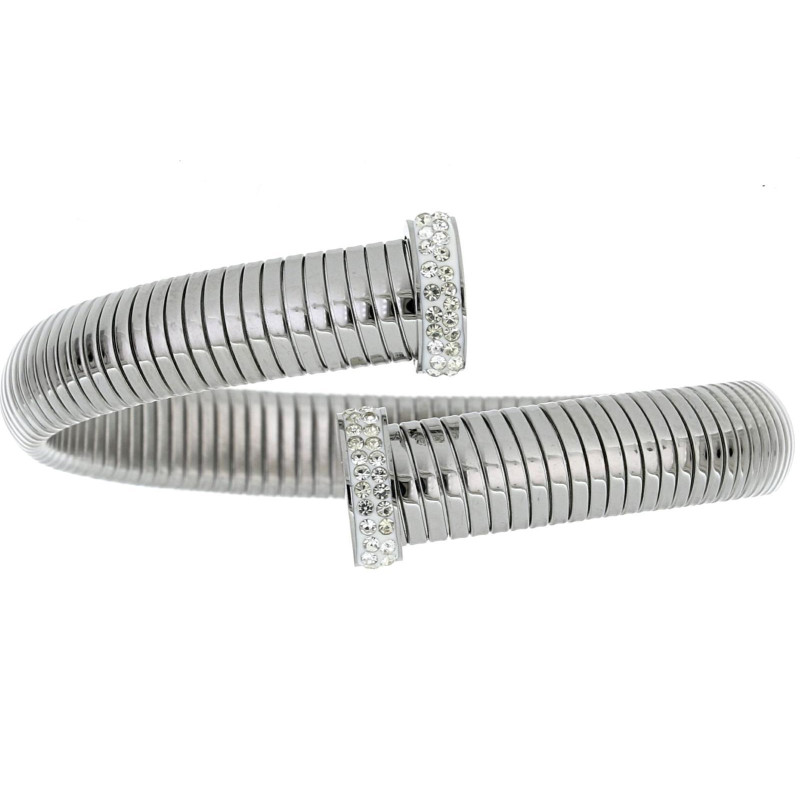 BRACCIALE MANHATTAN MM 10  IN ACCIAIO