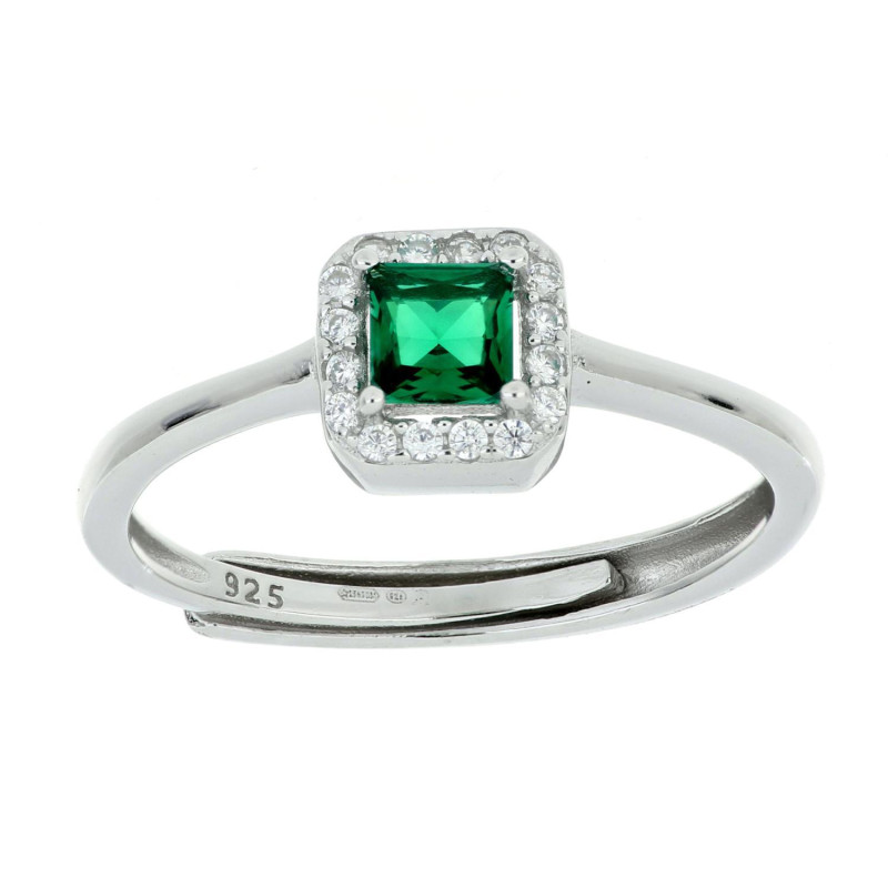 ANELLO DUBAI QUADRATO MM 7 IN ARGENTO 925