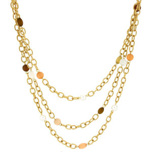 COLLANA LEDA CM 43+5 IN ACCIAIO