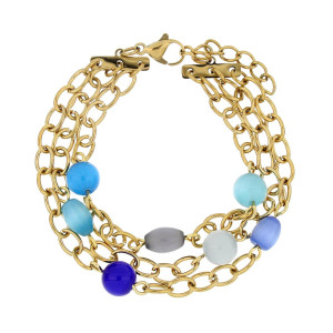 BRACCIALE LEDA CM 16+2  IN ACCIAIO