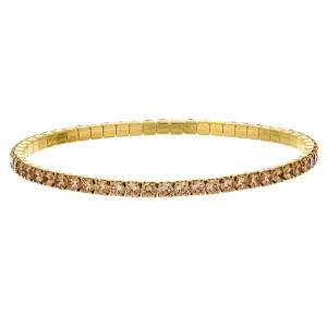 BRACCIALE TENNIS A MOLLA MM 3 IN ACCIAIO