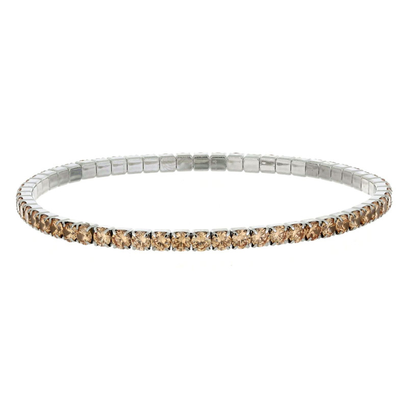 BRACCIALE TENNIS A MOLLA MM 3 IN ACCIAIO