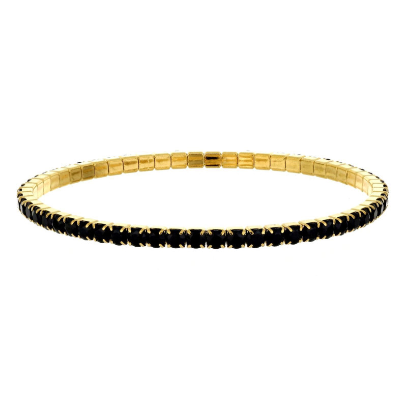 BRACCIALE TENNIS A MOLLA MM 3 IN ACCIAIO