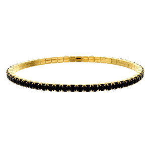 BRACCIALE TENNIS A MOLLA MM 3 IN ACCIAIO