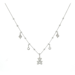 COLLANA CM 41+5 AFRODITE IN ACCIAIO MM 15