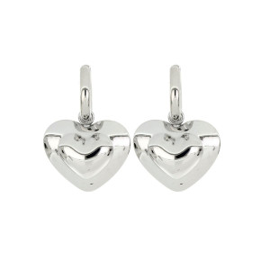 ORECCHINI CM 4 ASTERIA IN ACCIAIO CUORE MM 25