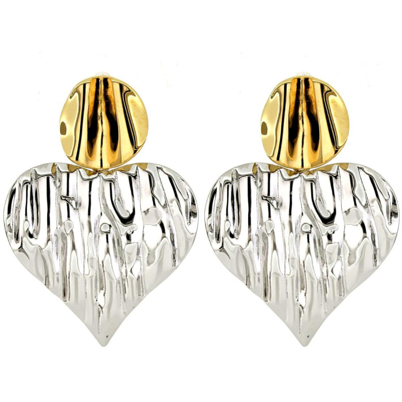 ORECCHINI CIRCE IN ACCIAIO MM 55